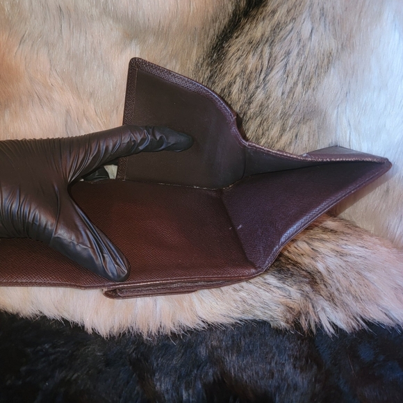 Authentic Vintage Louis Vuitton Damier Ebene Elise Compact Snap Wallet - Picture 11 of 13